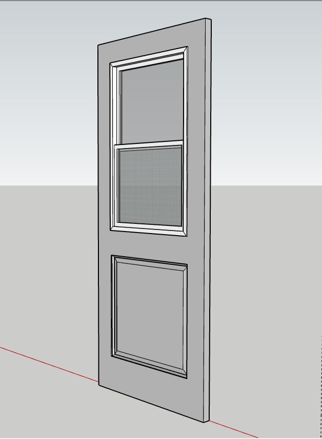 Sketchup Door & Folding Sliding Door System 3D Sketchup Model""sc"1"st