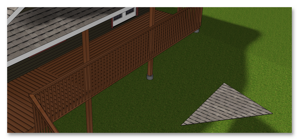 why isnt my roof on my posts softplan 13