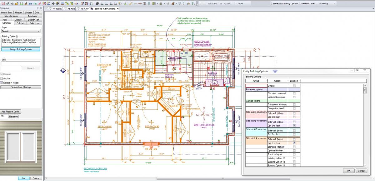 what is the best way to set up a drawing in softplan 2016