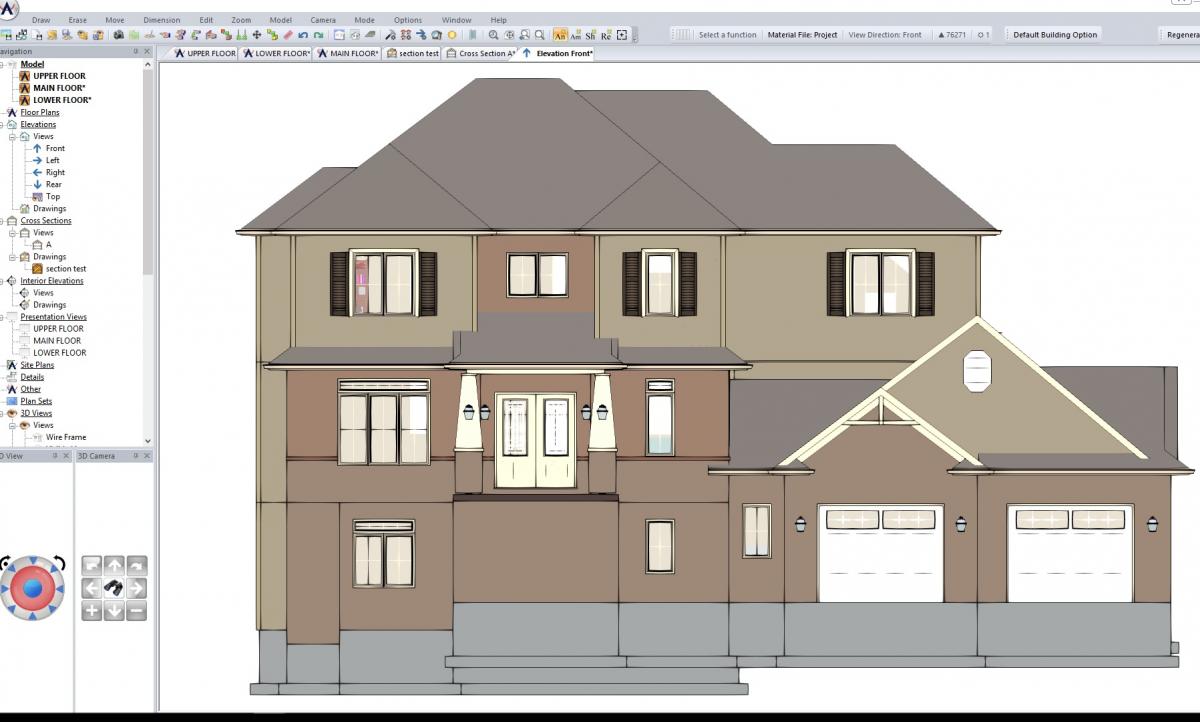 Exterior stairs missing from elevations - SoftPlan 2016 - SoftPlan ...